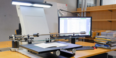 Book scanner in the German National Library