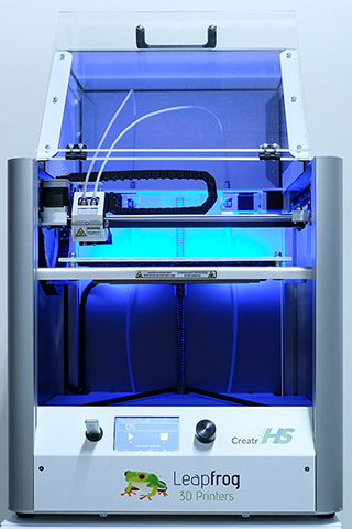 3D printer, Creatr HS manufactured by Leapfrog 3D Printers, 2016, fused deposition modelling (FDM) printer in functional condition 