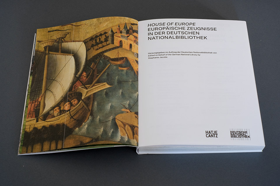 Illustrated book “House of Europe. European Artifacts at the German National Library”