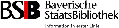 Bayerische Staatsbibliothek (BSB) Logo Bayerische Staatsbibliothek (BSB) Logo